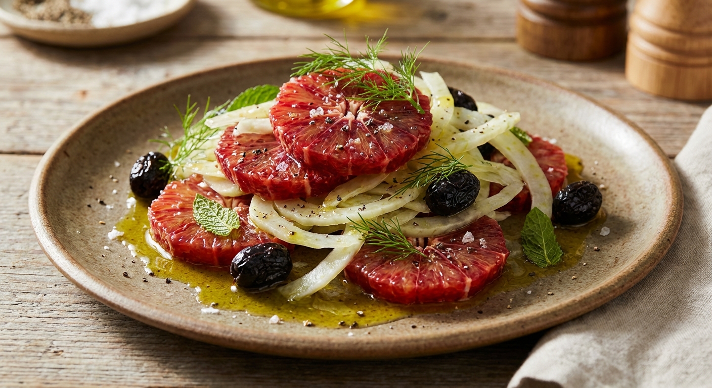 Algerian-Style Fennel, Orange, and Olive Salad