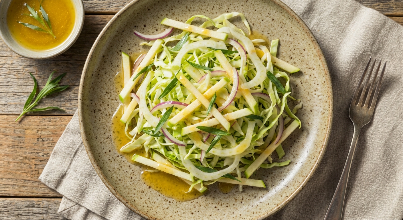 Apple, Fennel, and Cabbage Slaw