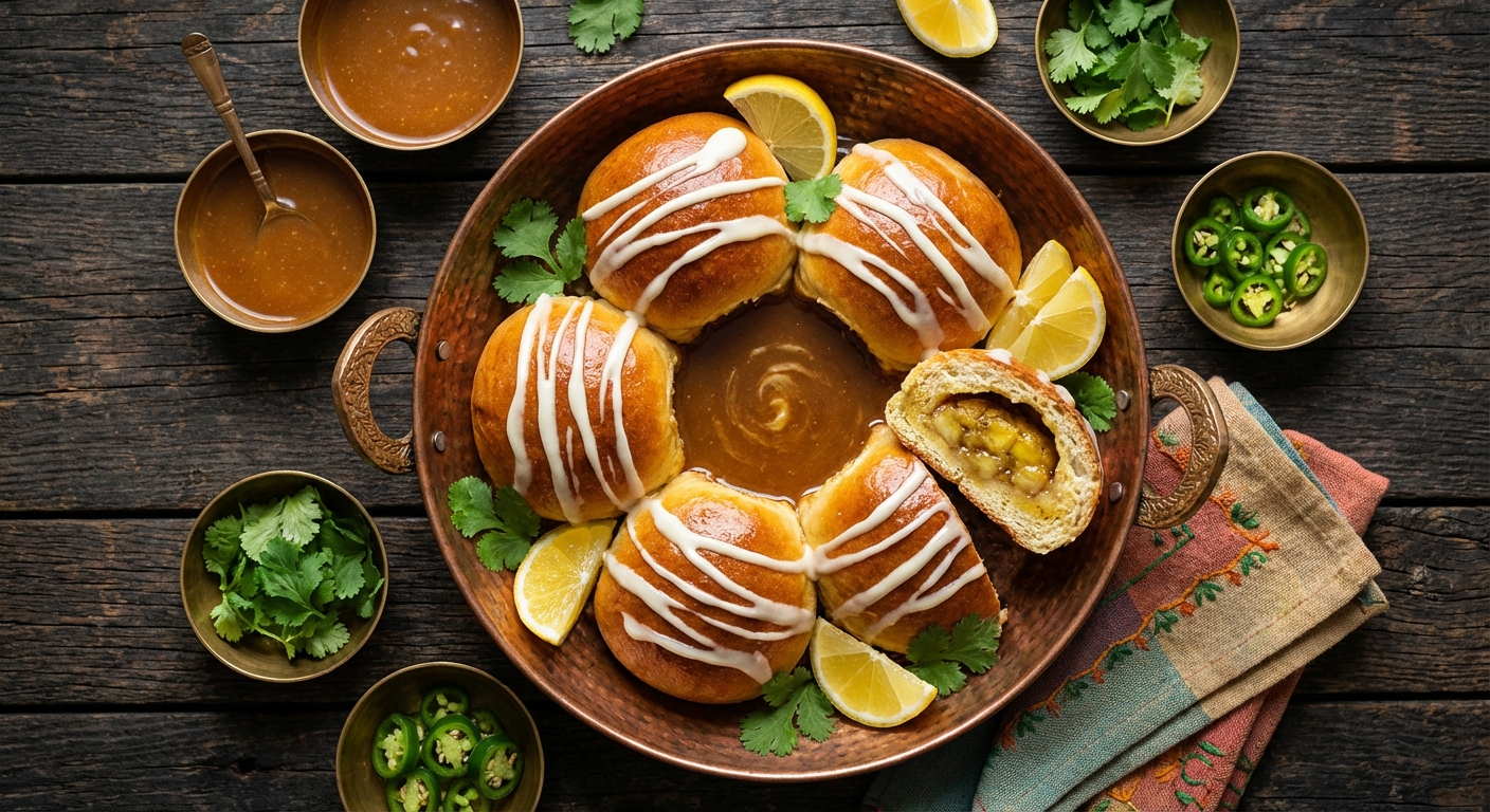 Banana and Cardamom Buns