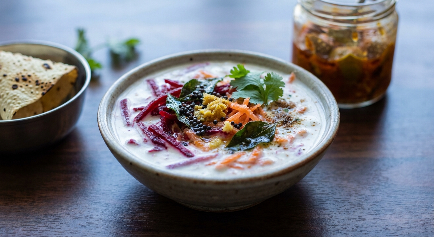 Beet-Carrot Raita