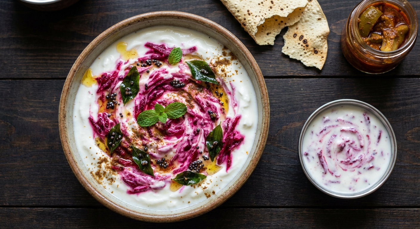 Beet Raita