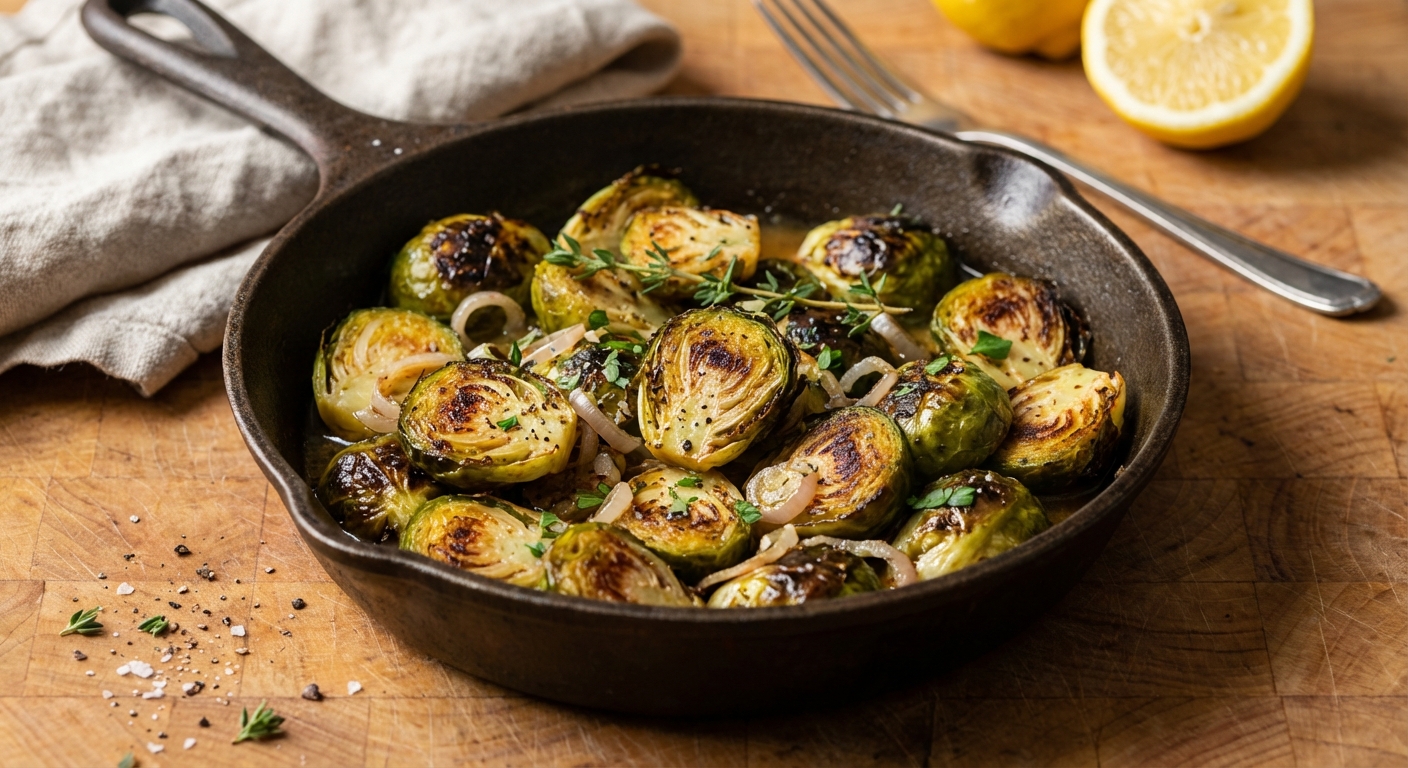 Braised Brussels Sprouts