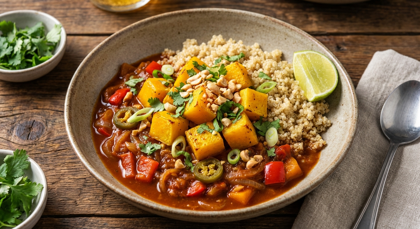 Butternut Squash Chili with Quinoa