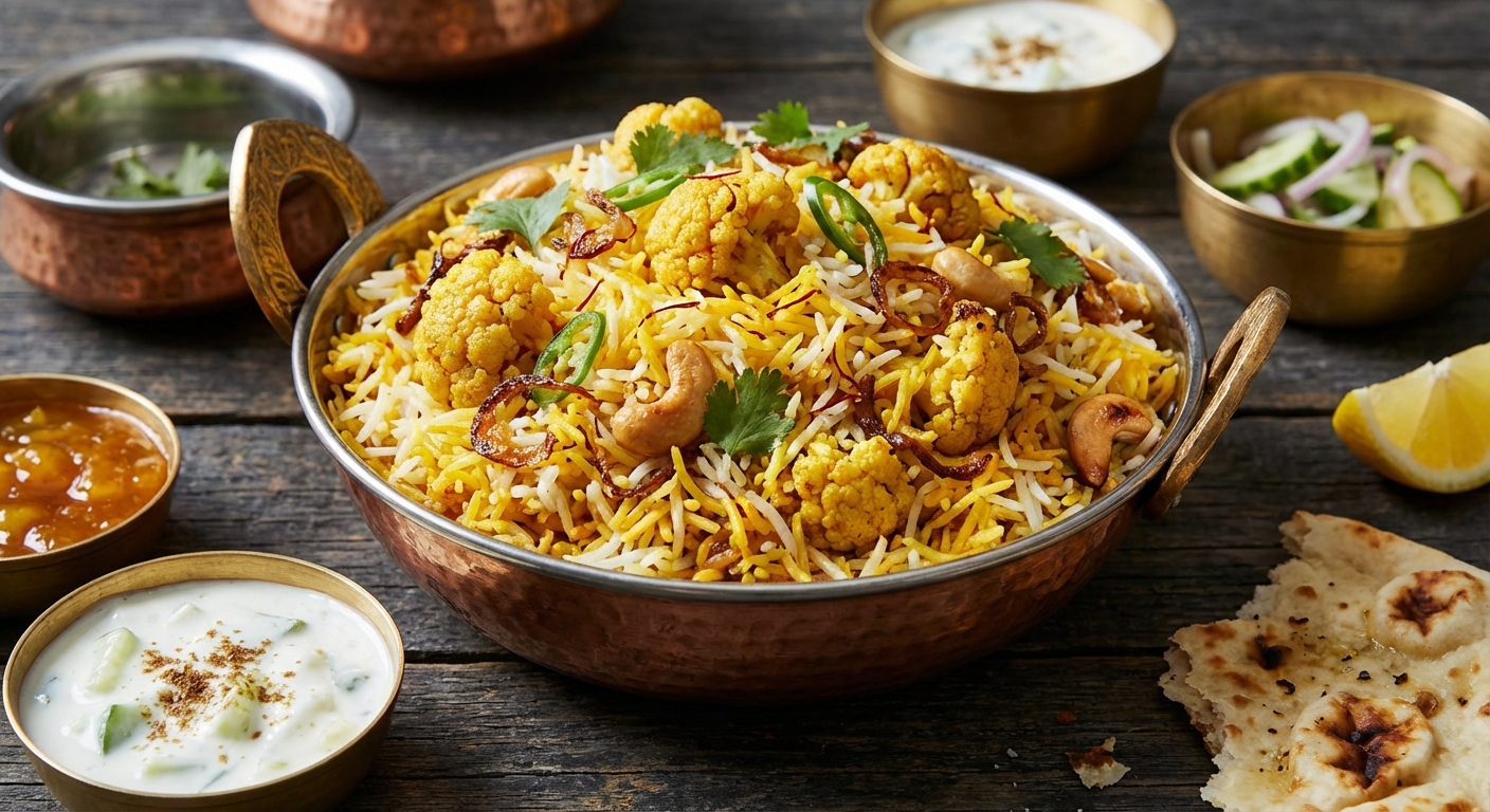 Cauliflower Biryani