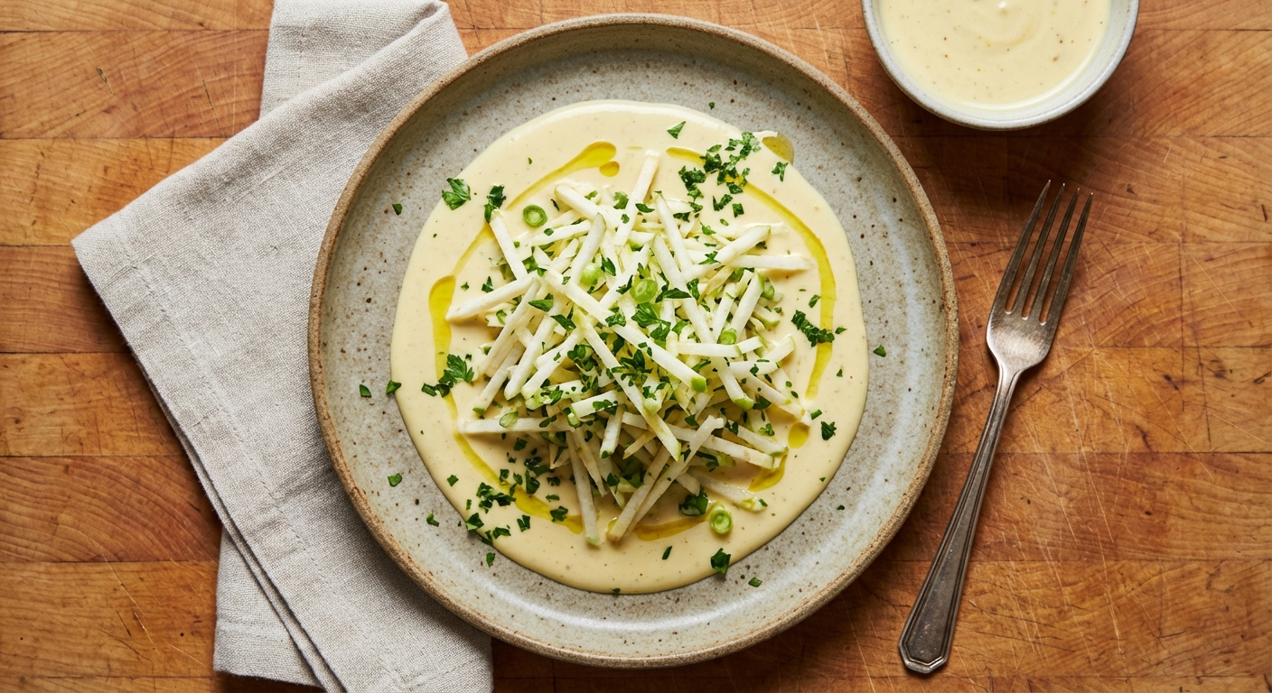 Celery Root and Apple Slaw