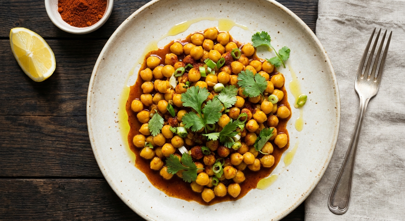 Chickpeas with Smoked Paprika and Cilantro