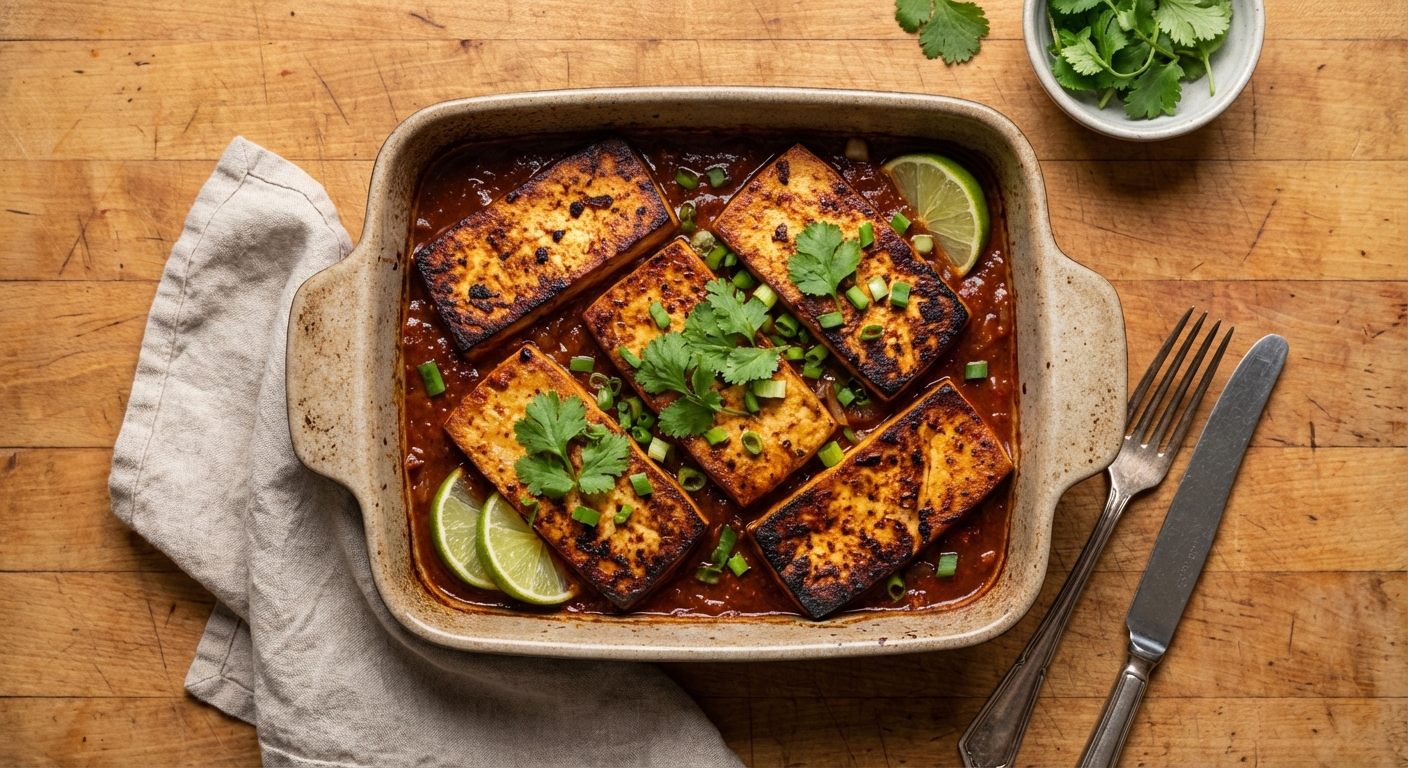 Chile Braised Tofu