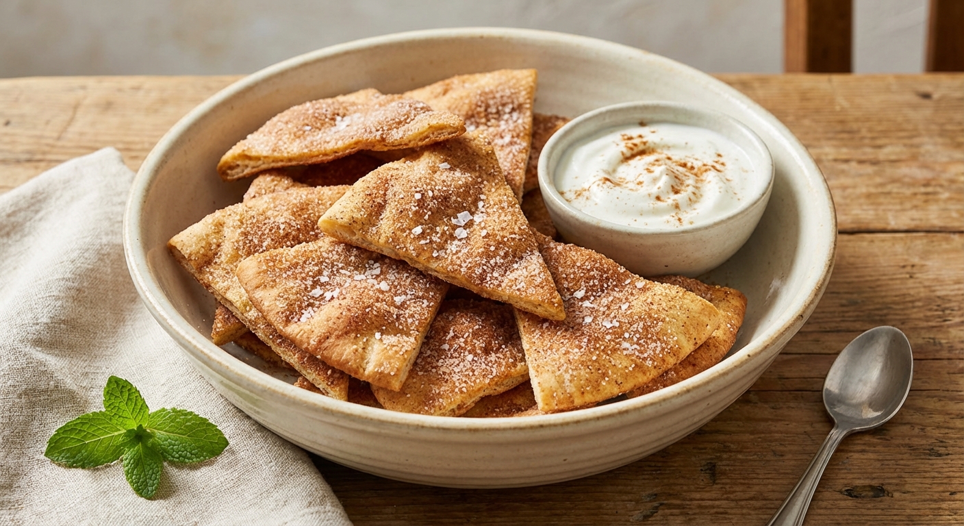 Cinnamon-Sugar Pita Chips