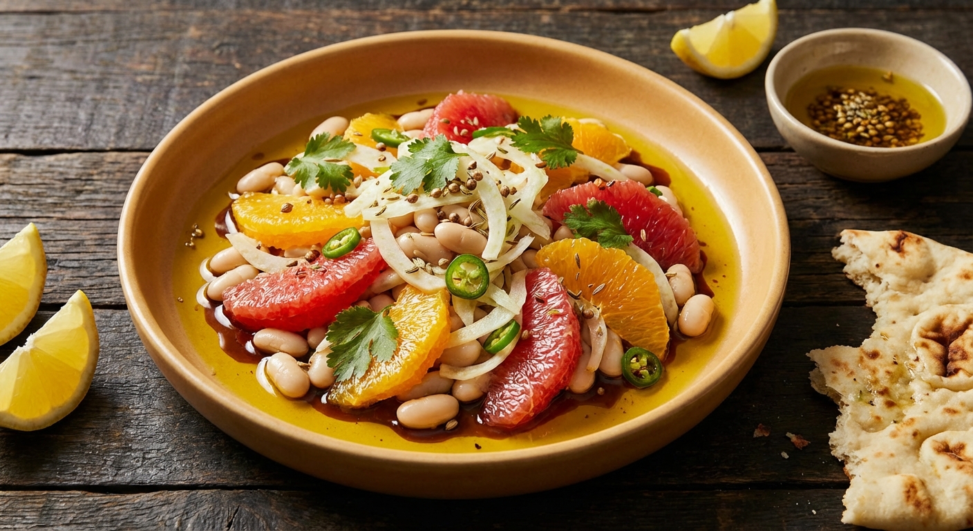 Citrus, Fennel, and White Bean Salad