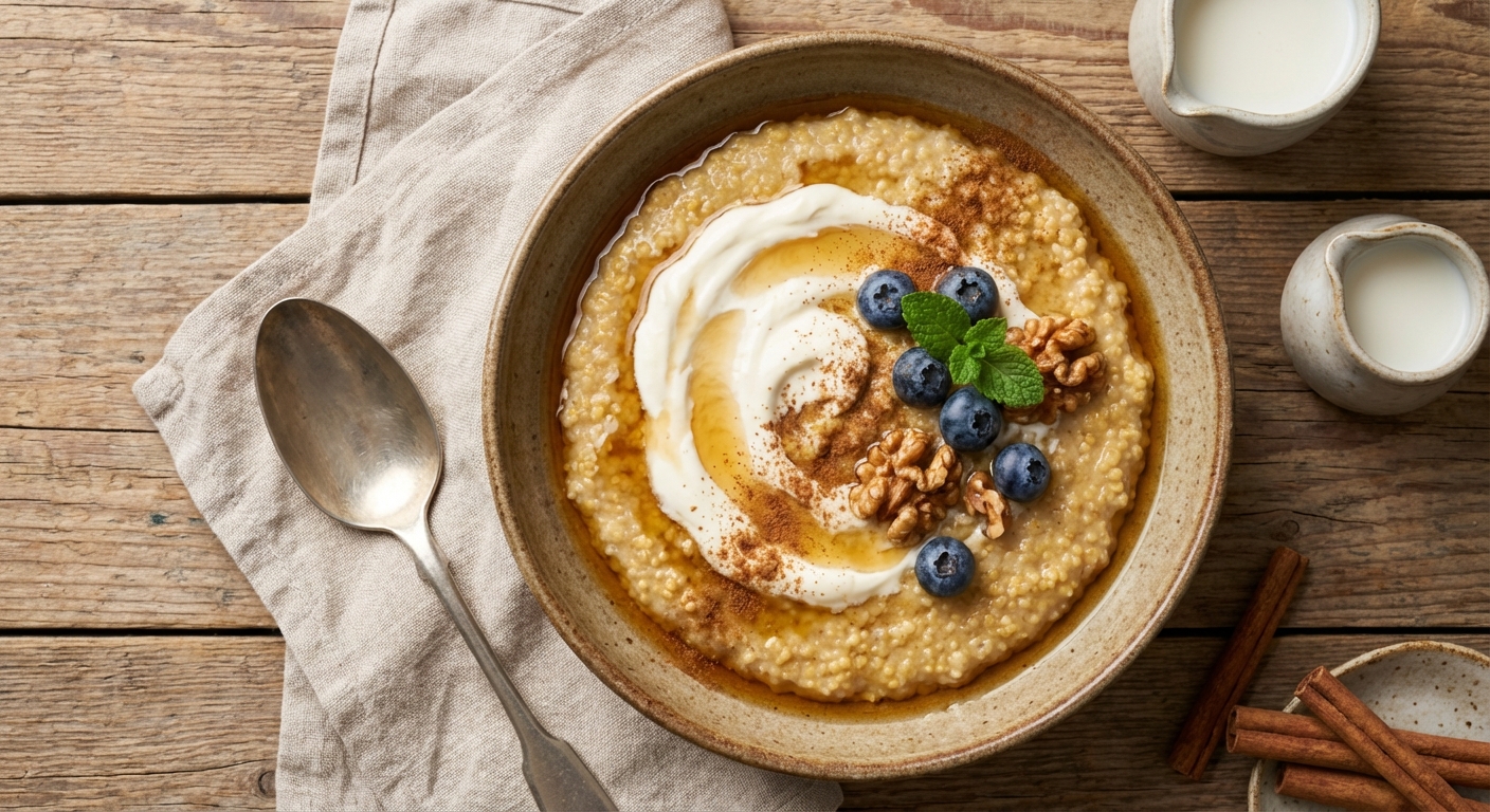 Creamy Sweet Millet Porridge