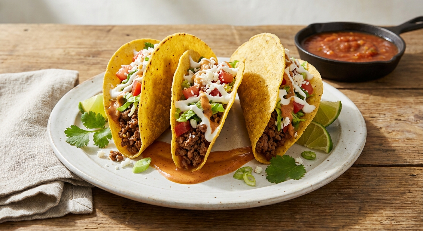 Crispy Hard-Shell Tacos