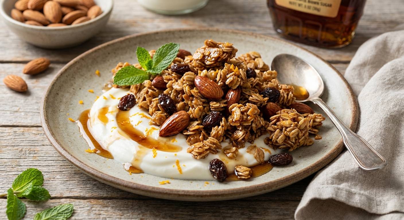 Crispy Maple-Almond Granola