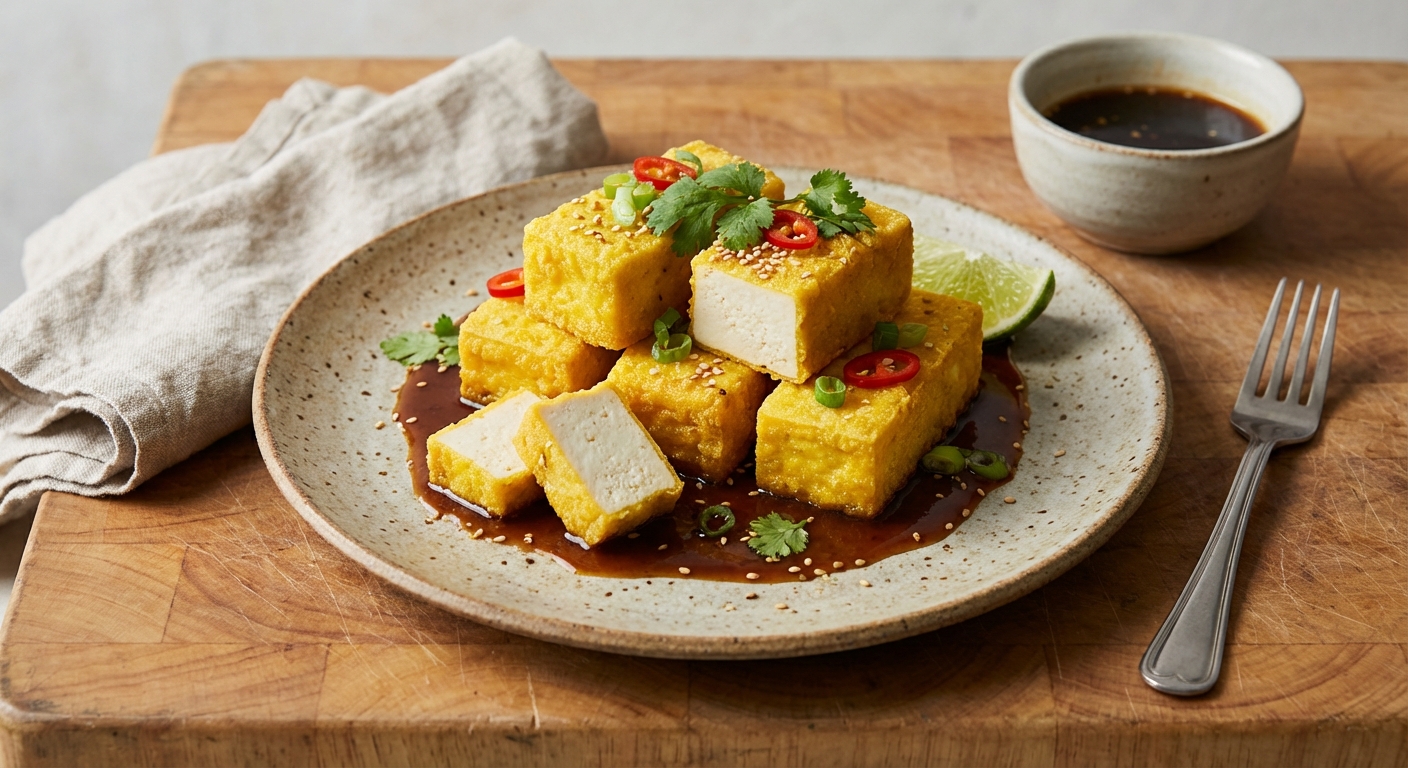 Crispy Pan-Fried Tofu