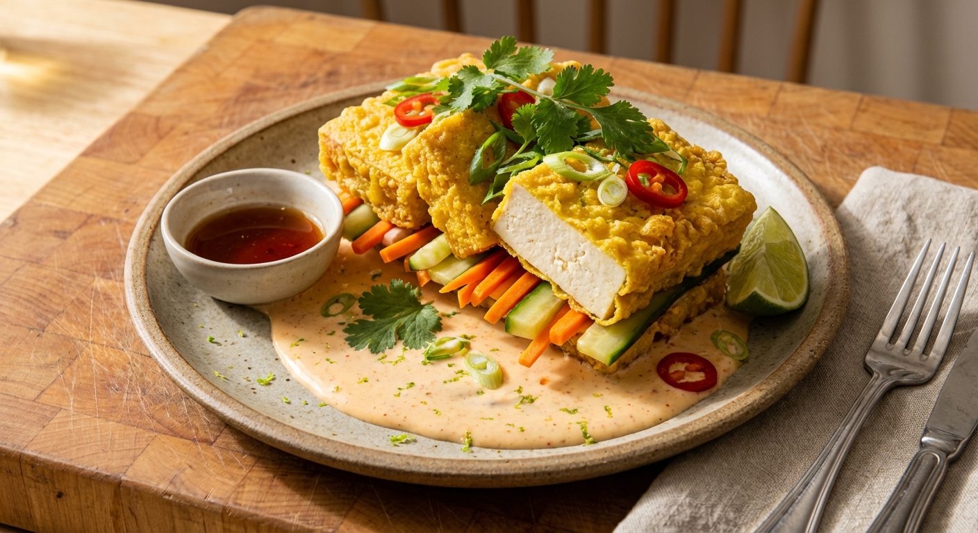 Crispy Tofu Banh Mi
