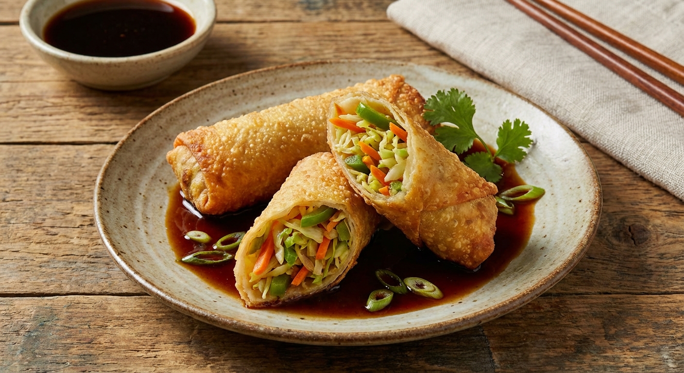 Crispy Vegetable Egg Rolls