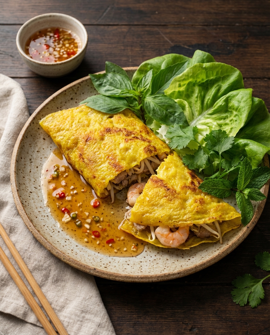 Crispy Vietnamese Crêpes