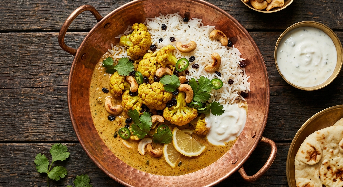 Curried Cauliflower and Rice Salad