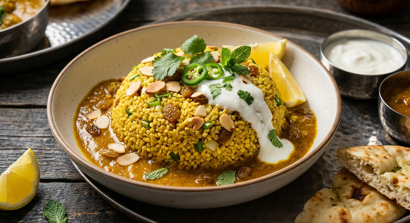 Curried Millet Pilaf