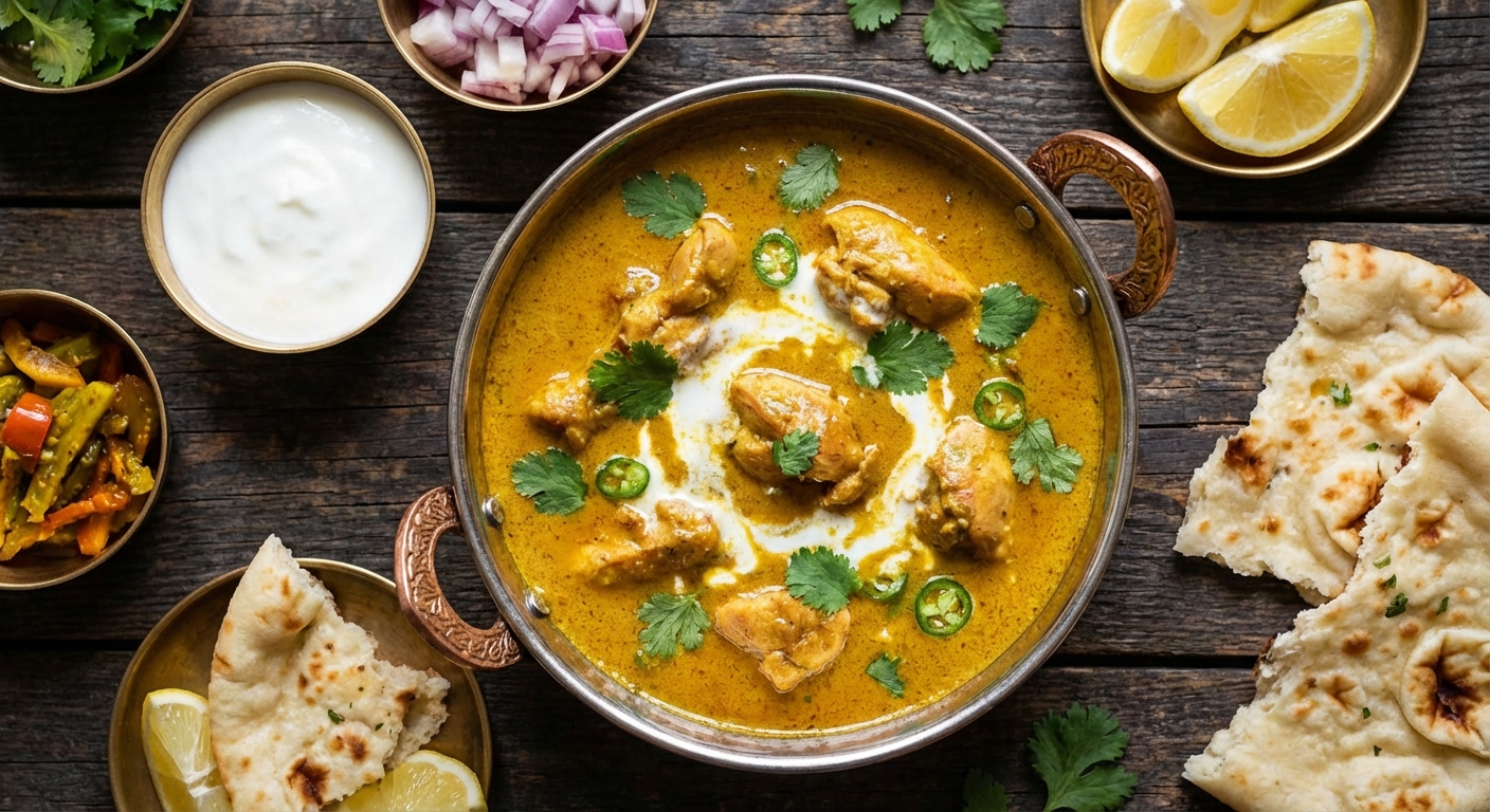 Curry-Yogurt Sauce with Cilantro