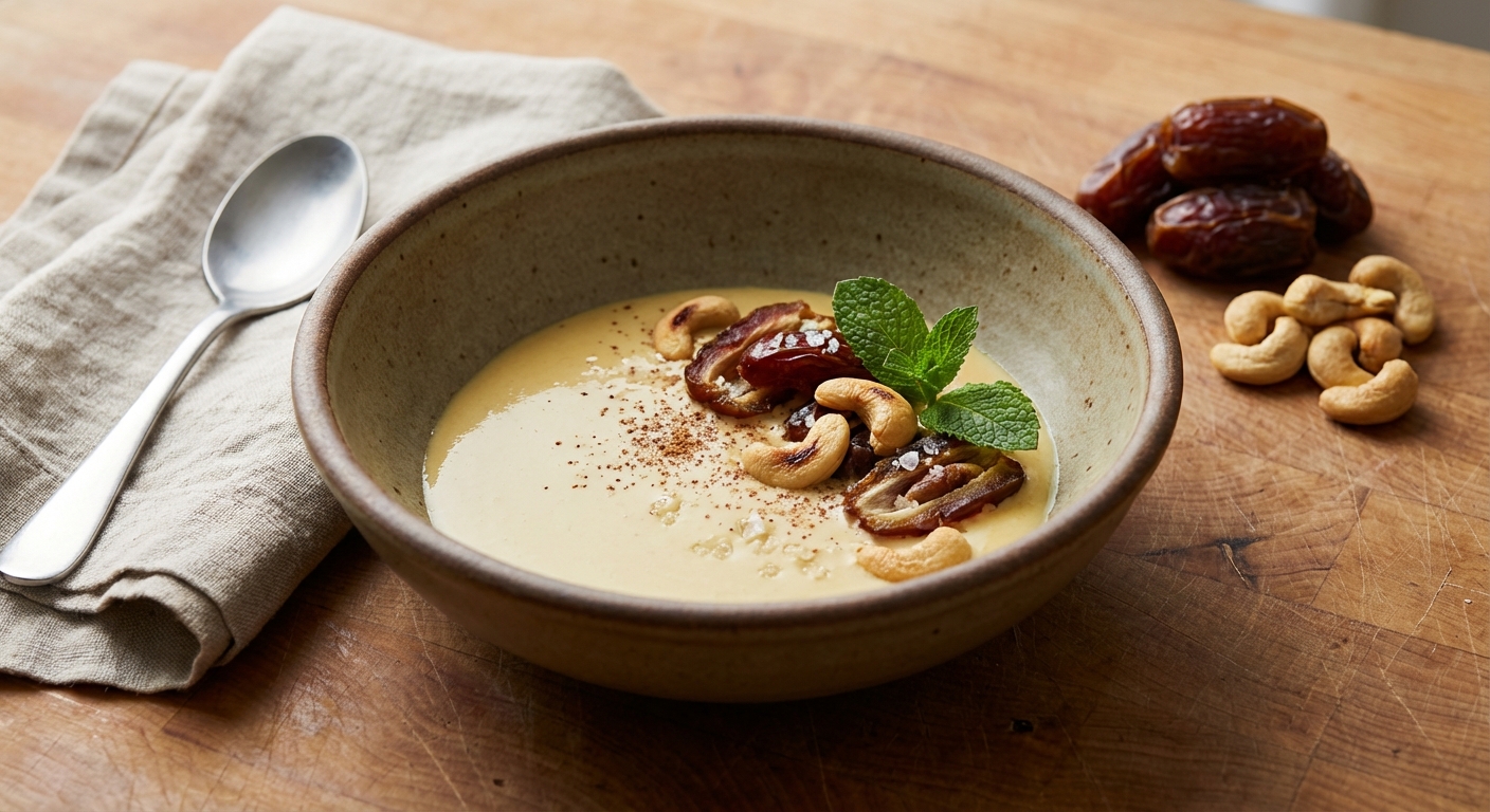 Date-Infused Cashew Milk