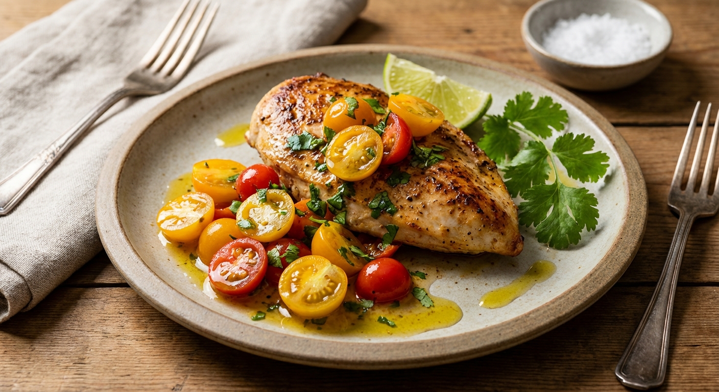 Easy Cherry Tomato Salsa