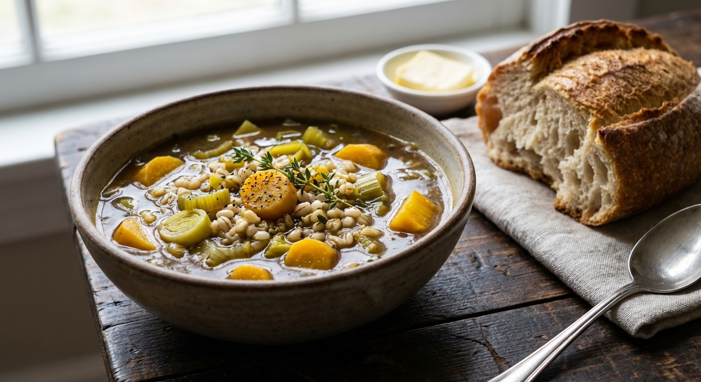 Farmhouse Vegetable and Barley Soup