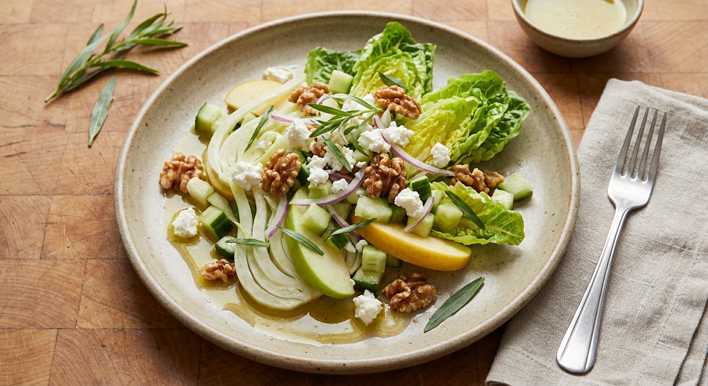 Fennel and Apple Chopped Salad