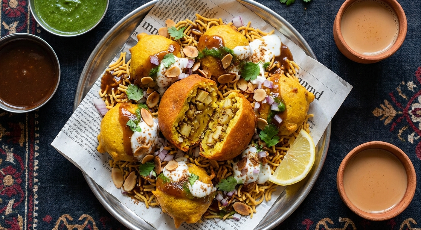 Fennel + Apple Chaat with Caramelized Almonds