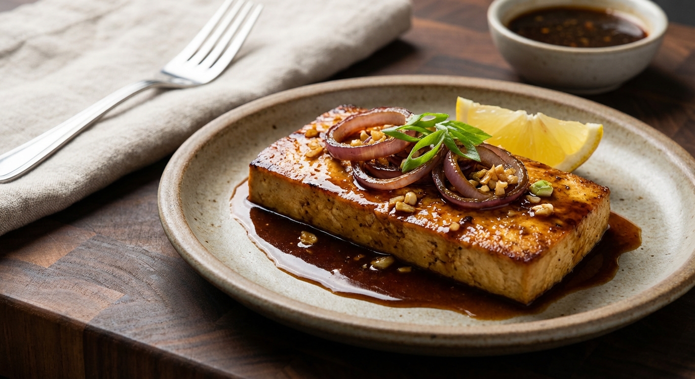 Filipino Tofu Steak