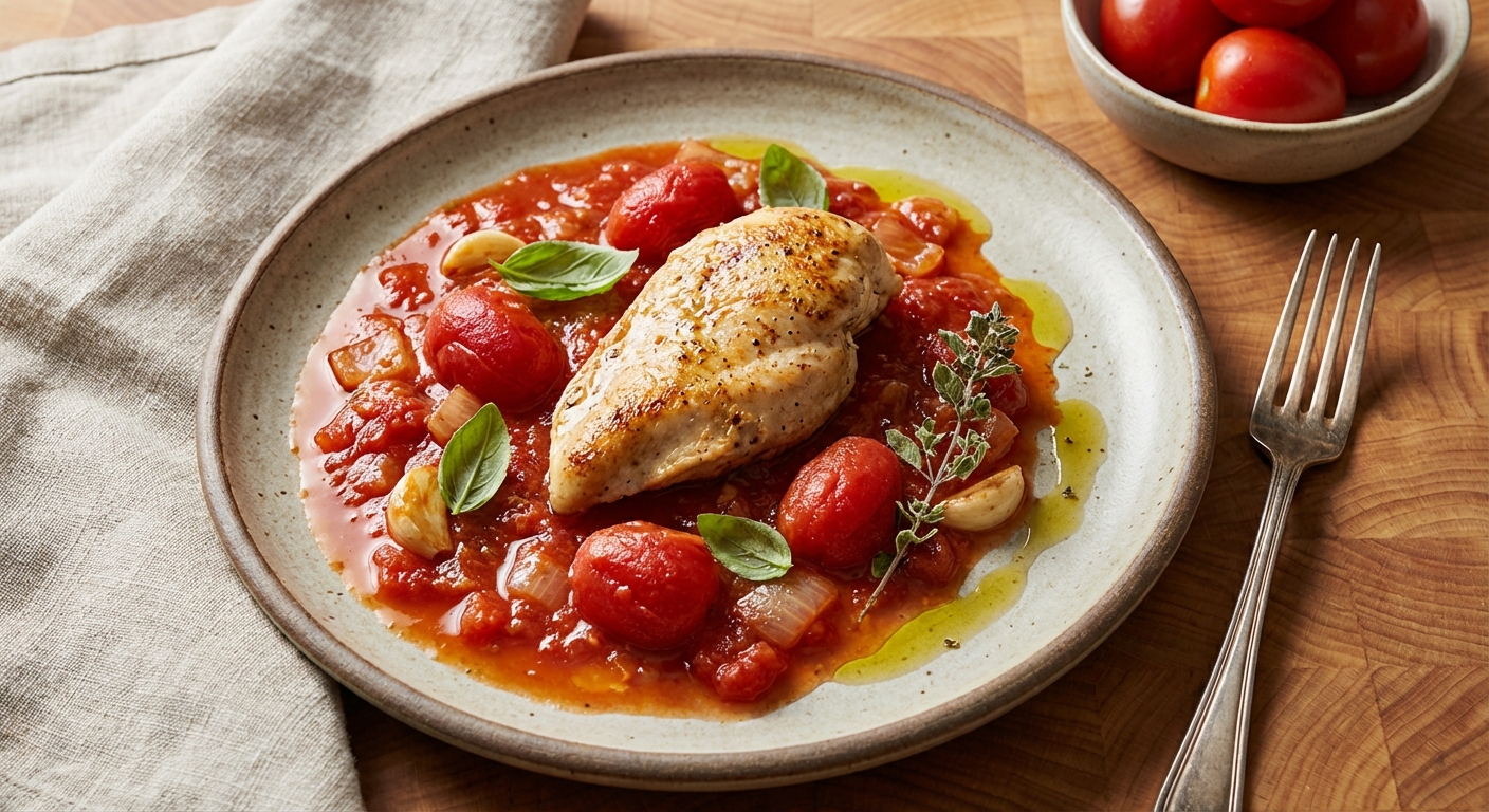 Fresh and Chunky Tomato Sauce