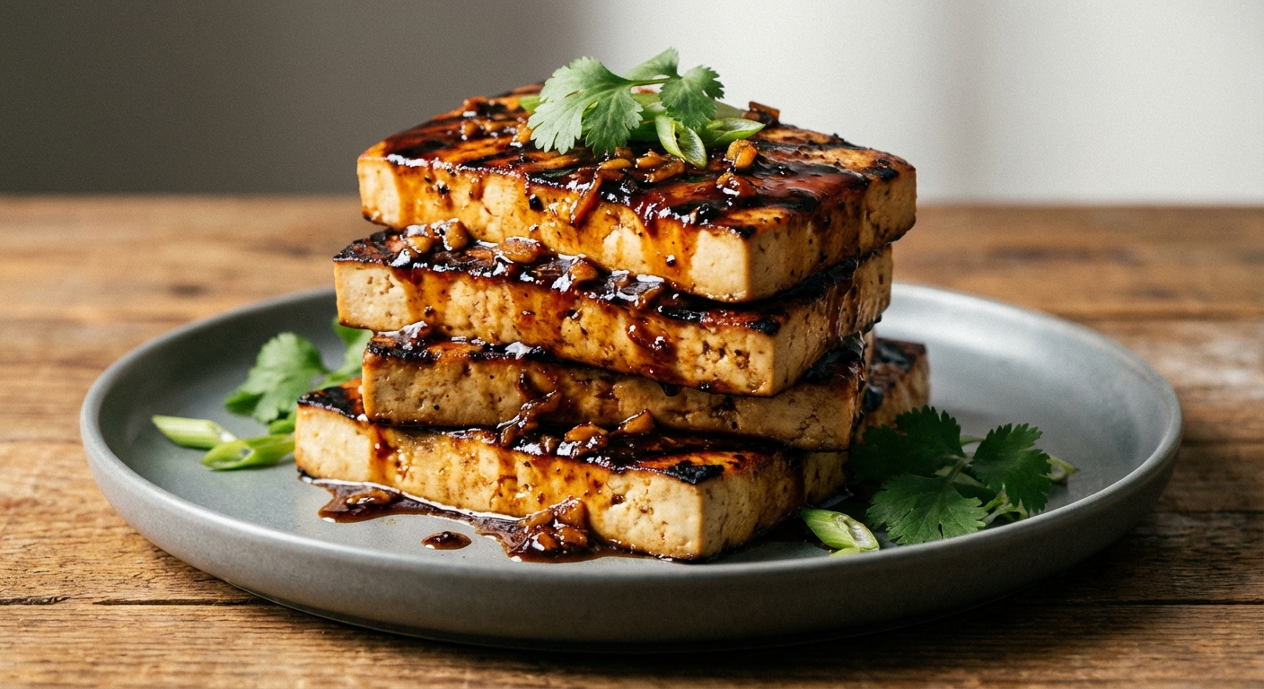 Glazed Grilled Tofu