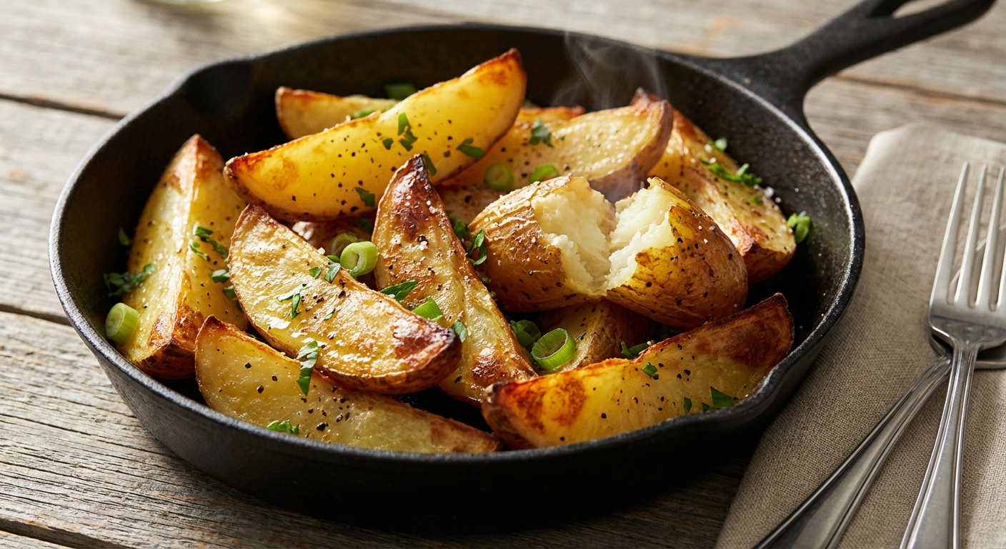 Golden Foil-Roasted Potatoes