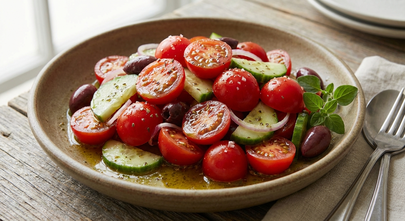 Greek Cherry Tomato Salad