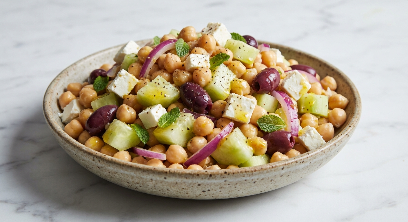 Greek-Style Chickpea Salad