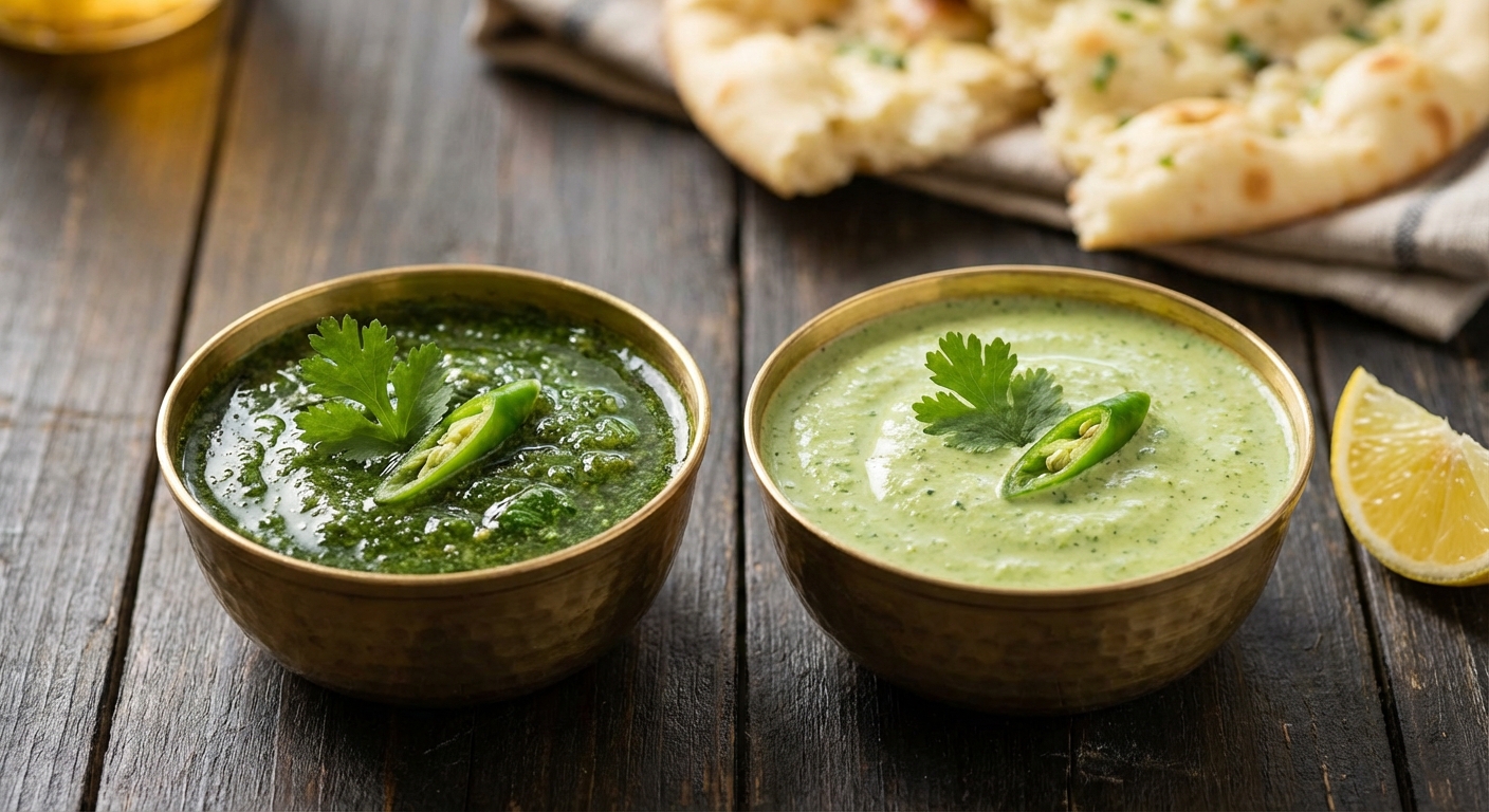Green Chutney Two Ways