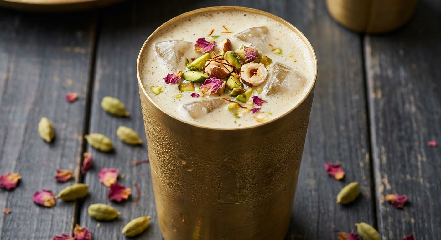 Hazelnut and Pistachio Thandai