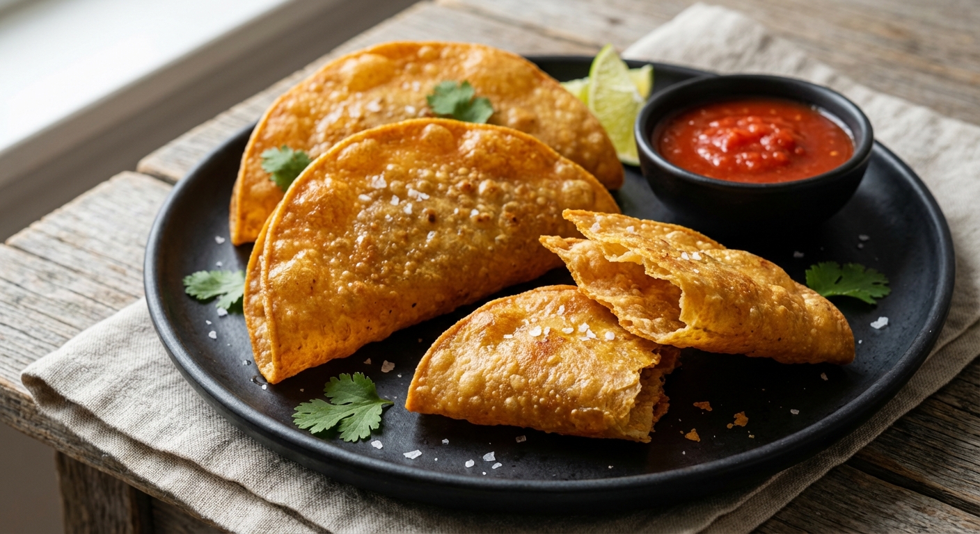 Homemade Fried Taco Shells