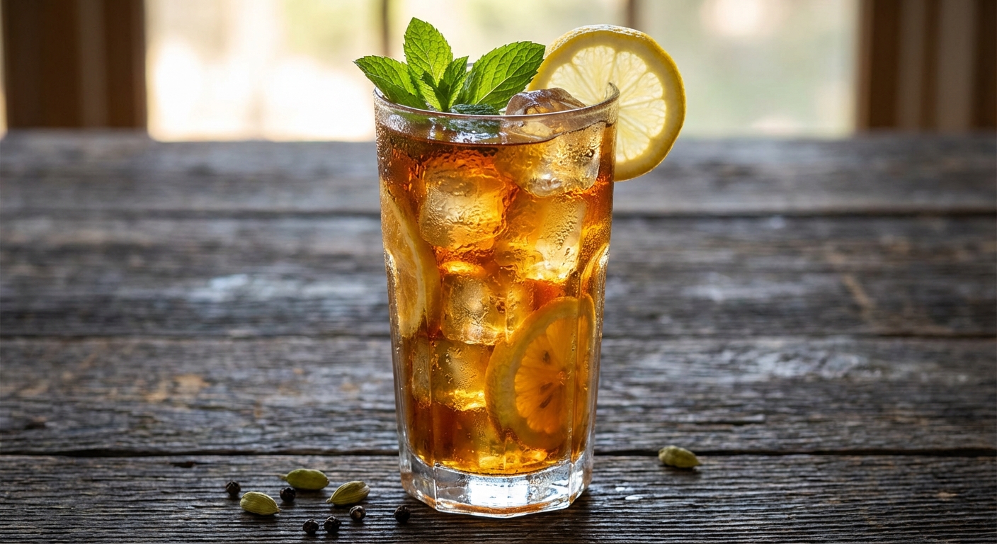 Iced Lemon Mint Chai