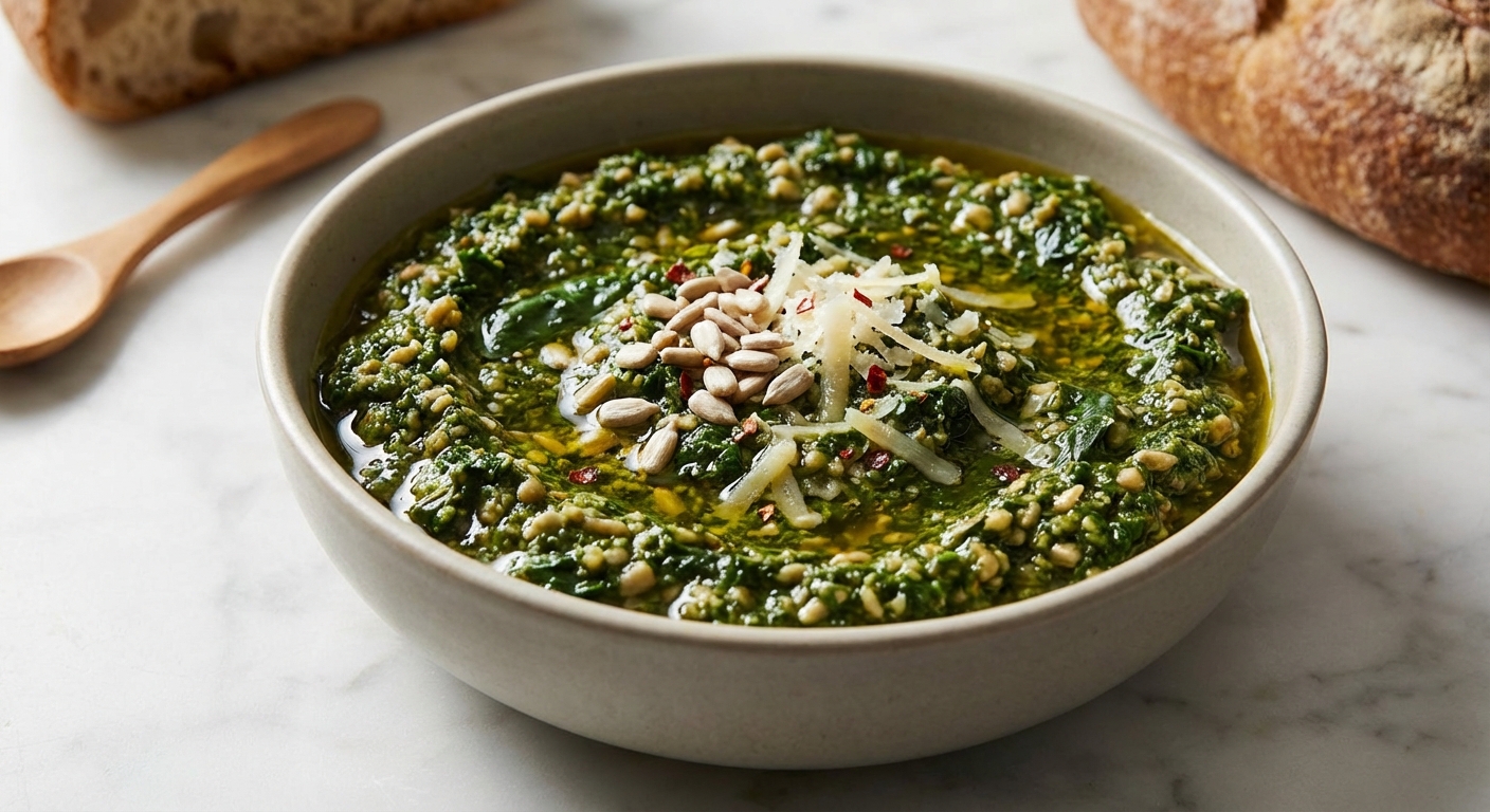 Kale and Sunflower Seed Pesto