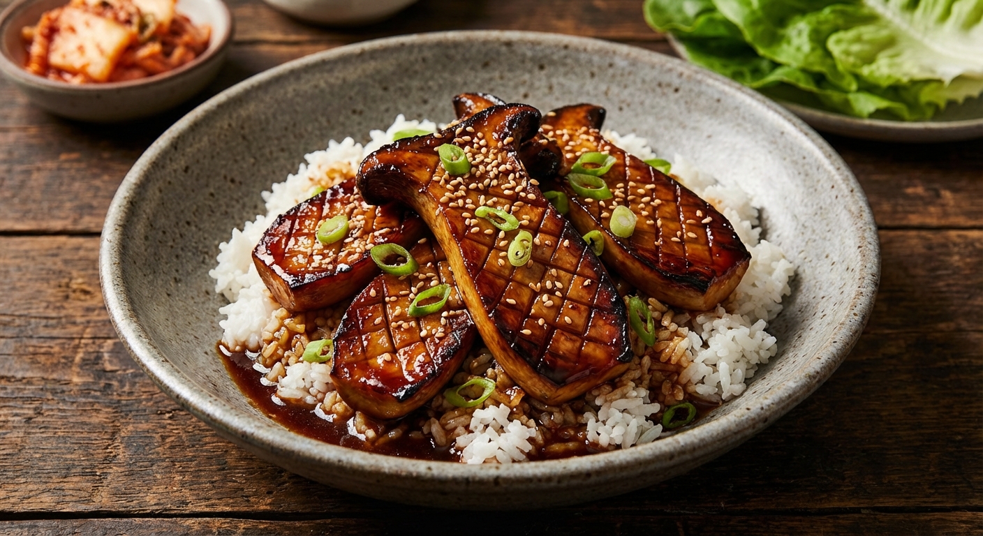 Korean Bulgogi Mushrooms