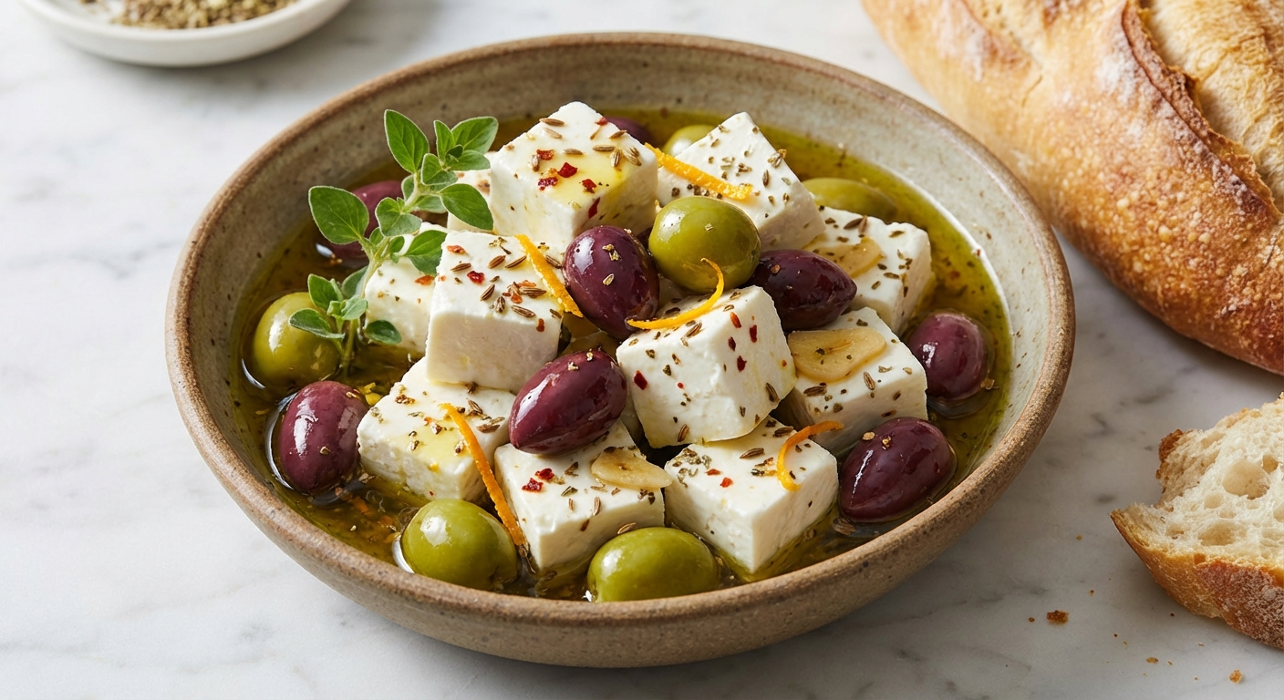 Marinated Feta and Olives