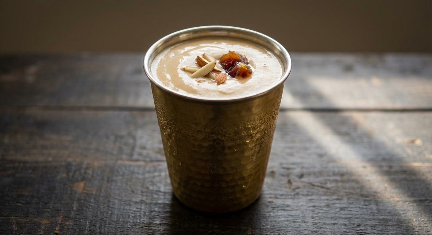 Medjool Date + Almond Milk Lassi