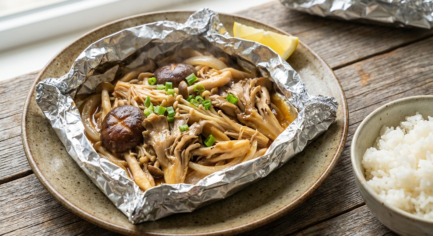 Mixed Mushroom Foil Bake