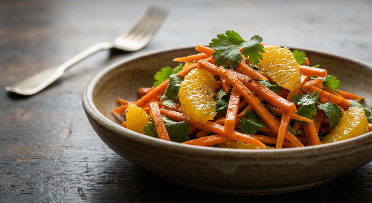 Moroccan-Style Carrot and Orange Salad