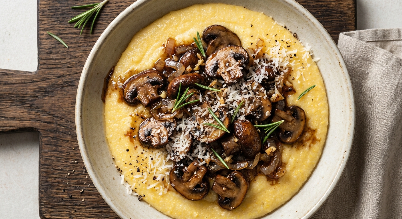 Mushroom and Rosemary Topping