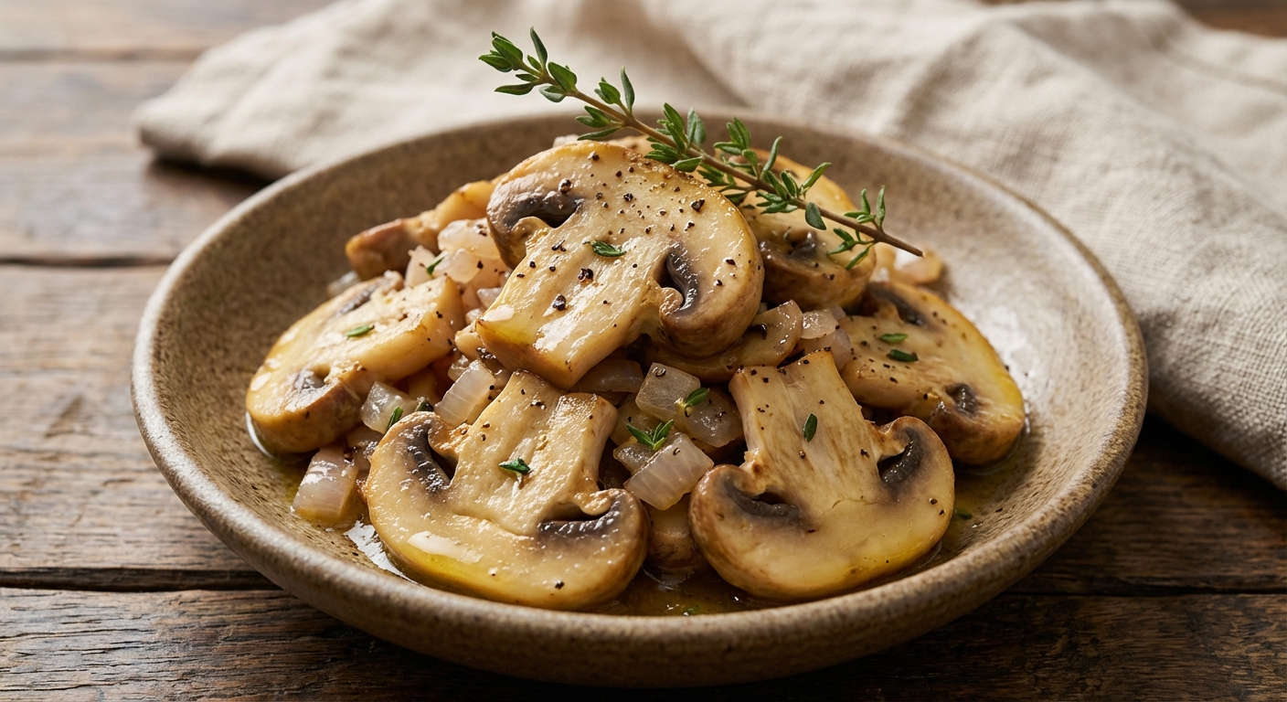 Mushroom and Thyme Omelet Filling