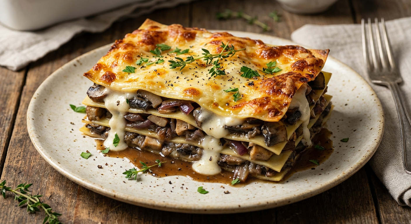 Mushroom Lasagna