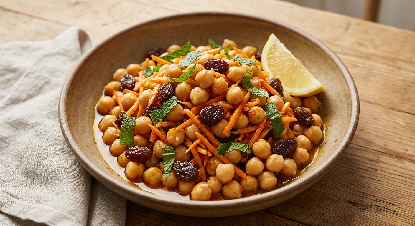 North African–Style Chickpea Salad