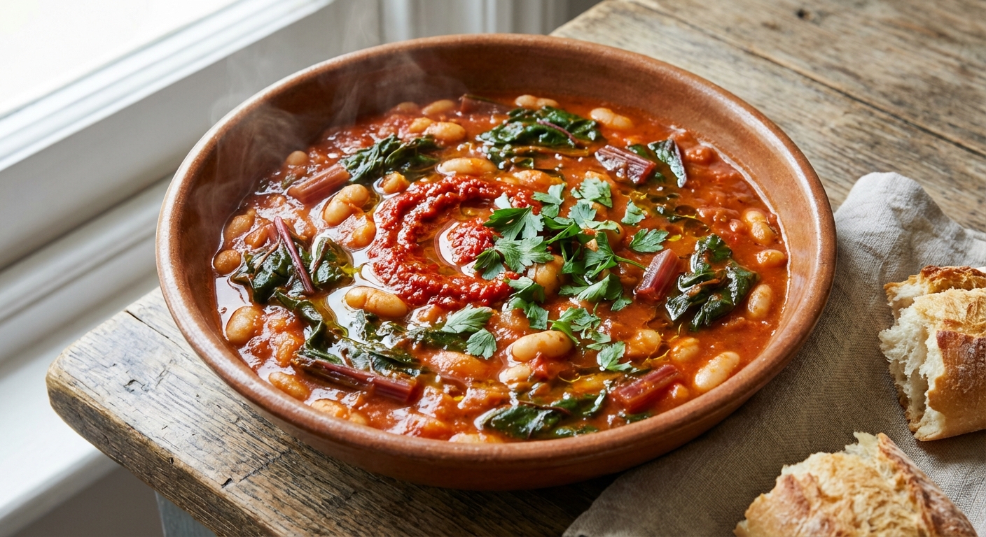 North African Vegetable and Bean Stew