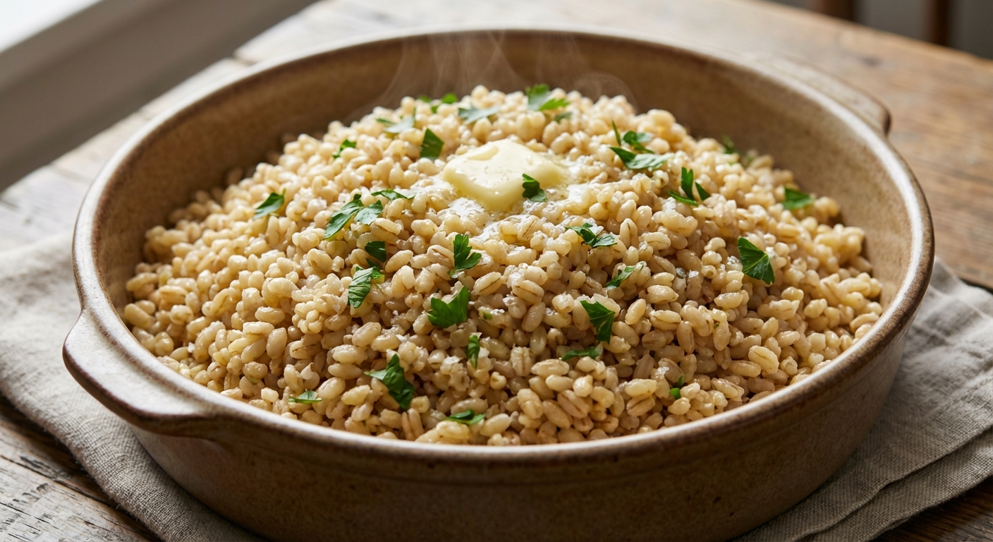 Oven-Baked Pearl Barley